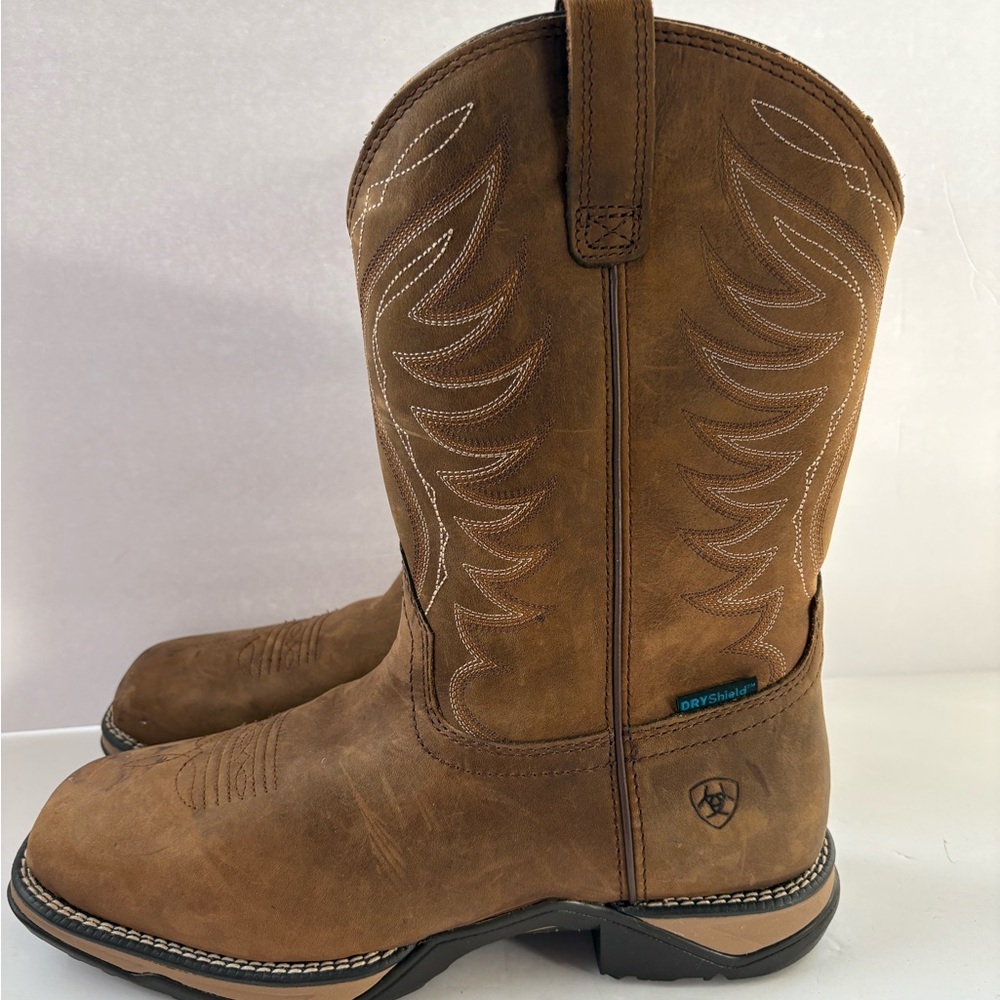 NWT Ariat Anthem Waterproof Western Boot Size 9.5B Men’s - Picture 9 of 16